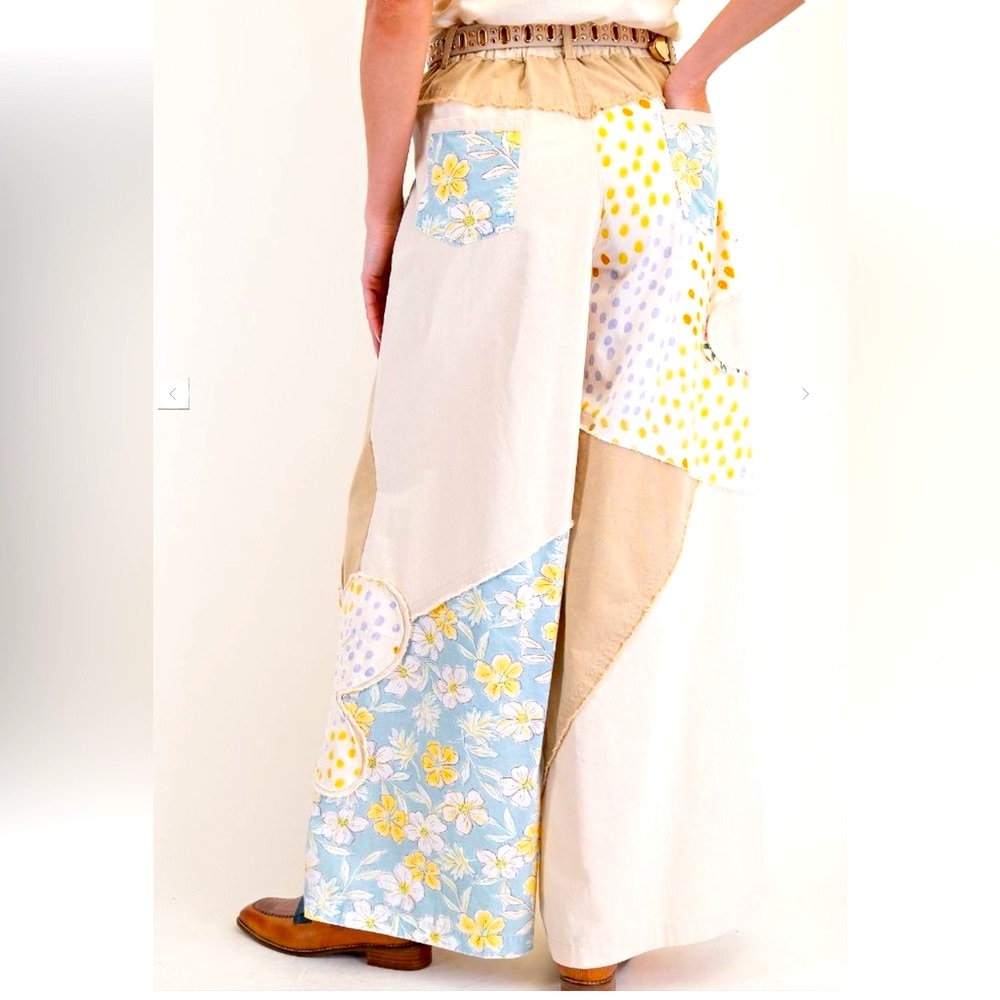 Easel Mixed Prints Pants - Picture 3 of 4